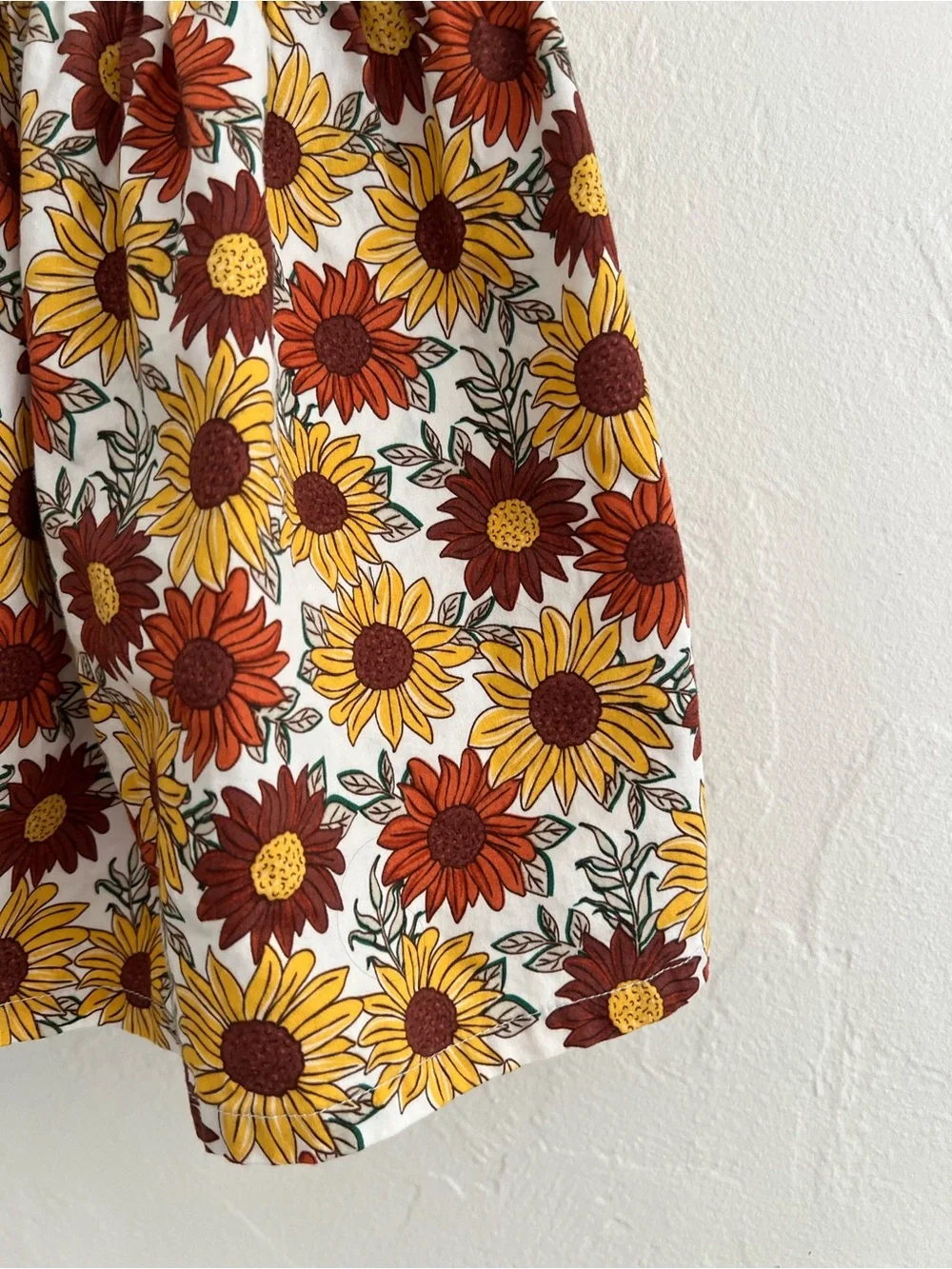 Good Lad Sunflower Dress in Yellow, Red & White